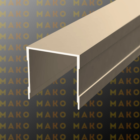 Направляющая верхняя одинарная MS330 Шампань (A06)